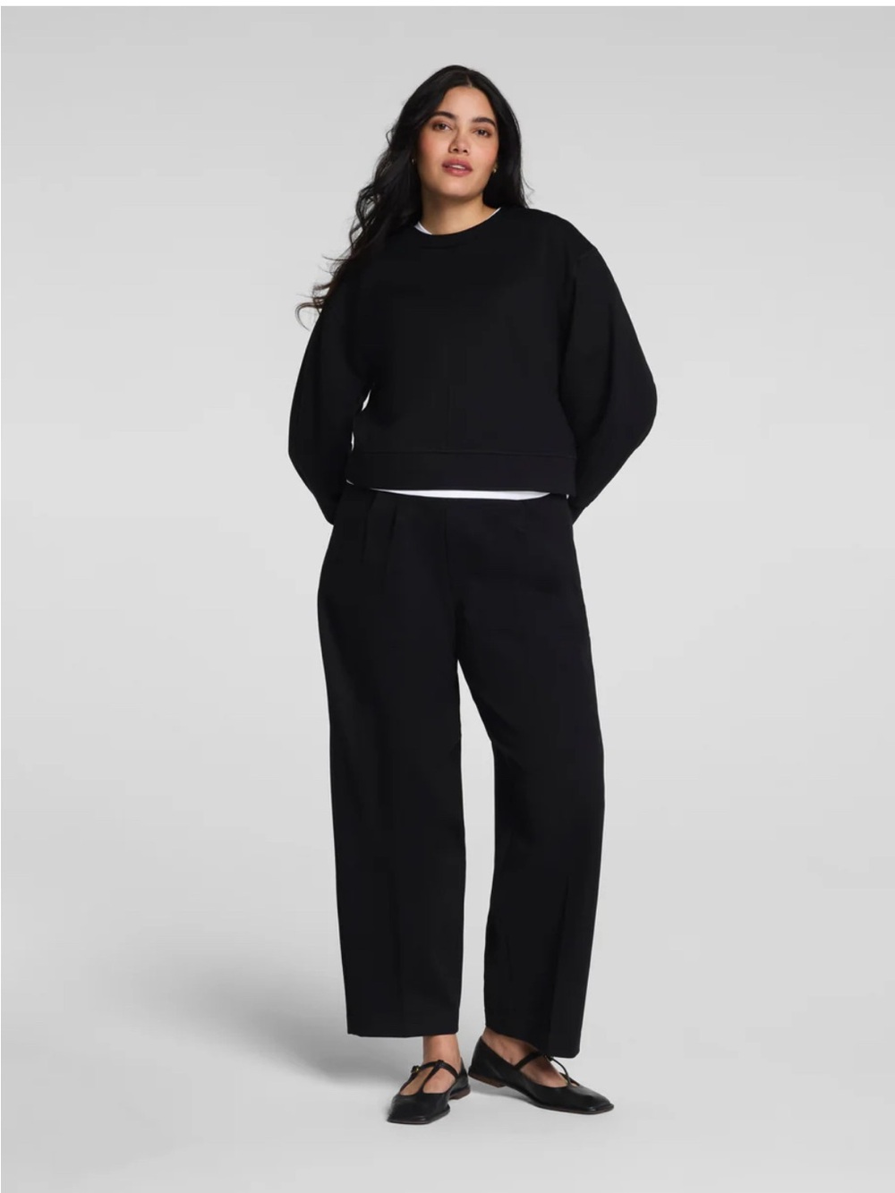 SPANX Ponte Pleated Tapered Pant size small